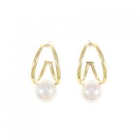 【新品】K18YG アコヤパール ピアス 7.8mm