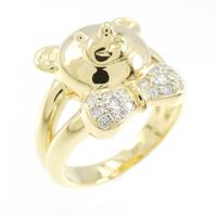 ポンテヴェキオ ベア ダイヤモンドリング 0.11CT