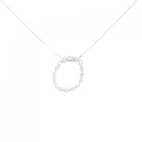 K18WG ダイヤモンド ネックレス 0.52CT
