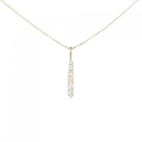 K18YG ダイヤモンド ネックレス 0.32CT