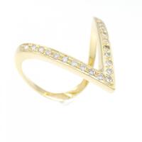 K18YG ダイヤモンド リング 0.17CT