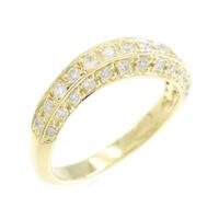 K18YG ダイヤモンド リング 0.54CT