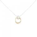 K18スリーカラー ダイヤモンド ネックレス 0.50CT