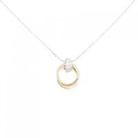 K18スリーカラー ダイヤモンド ネックレス 0.50CT