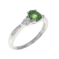 PT グリーンガーネット リング 0.62CT