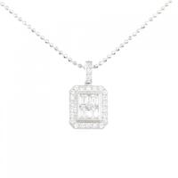 PT ピンクダイヤモンド ネックレス 0.010CT