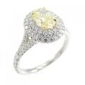 ティファニー ソレスト リング 0.67CT FIY IF オーバルカット