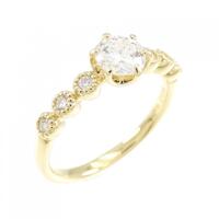 【リメイク】K18YG ダイヤモンドリング 0.502CT F I1 GOOD