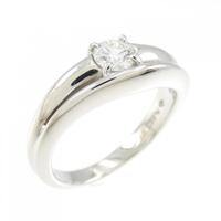 プラチナダイヤモンドリング 0.302CT F VVS2 VG