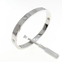 カルティエ ラブブレスレット ハーフダイヤ 4P バングル