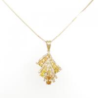 K18YG ダイヤモンド ネックレス 2.10CT