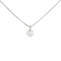 PT ソリティア ダイヤモンド ネックレス 0.509CT