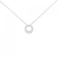 K18WG ダイヤモンド ネックレス 0.145CT