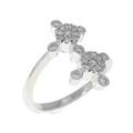 K18WG ダイヤモンド リング 0.24CT