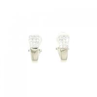 K18WG/PT ダイヤモンド ピアス 0.52CT