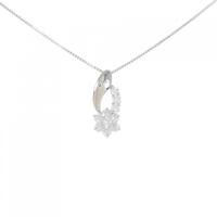 PT フラワー ダイヤモンド ネックレス 0.50CT