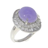 PT ラベンダーヒスイ リング 4.80CT