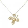 ミキモト フラワー ダイヤモンド ネックレス 0.18CT