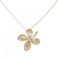 ミキモト フラワー ダイヤモンド ネックレス 0.18CT