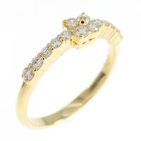 K18YG ダイヤモンド リング 0.20CT