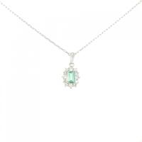 PT エメラルド ネックレス 0.26CT