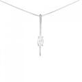 PT ソリティア ダイヤモンド ネックレス 0.615CT