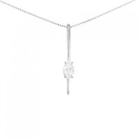 PT ソリティア ダイヤモンド ネックレス 0.615CT