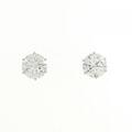 PT ダイヤモンド ピアス 0.714CT 0.869CT I?J VG?GOOD