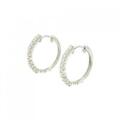 PT フープ ダイヤモンド ピアス 0.40CT