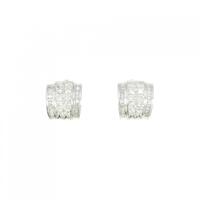 PT/K18WG ダイヤモンド イヤリング 1.729CT