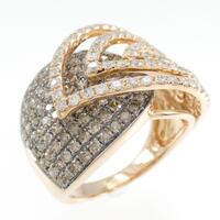 K18PG/K18BG ダイヤモンド リング 2.35CT