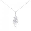 K18WG ダイヤモンド ネックレス 0.56CT