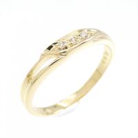 K18YG ダイヤモンド リング 0.02CT