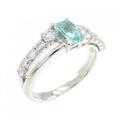 PT パライバトルマリン リング 0.47CT