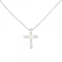 ミキモト クロス アコヤパール ネックレス