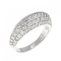 K18WG ダイヤモンド リング 0.65CT