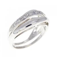 750WG ダイヤモンド リング 0.10CT