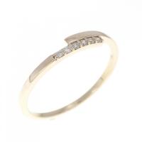 K10YG ダイヤモンド リング 0.04CT
