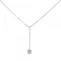 K18WG ダイヤモンド ネックレス 0.471CT