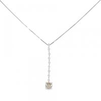 K18WG ダイヤモンド ネックレス 0.471CT