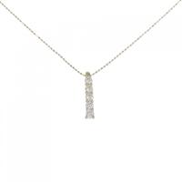 K18YG ダイヤモンド ネックレス 0.20CT