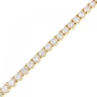 K18YG ダイヤモンド ブレスレット 3.04CT