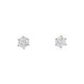 PT ソリティア ダイヤモンド ピアス 0.444CT