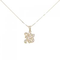 14K/K18 ダイヤモンド ネックレス 0.25CT