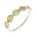 K18WG サファイヤ リング 0.92CT 拡散処理未検査