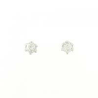 PT ソリティア ダイヤモンド ピアス 0.45CT