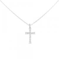 ミキモト クロス ネックレス 0.36CT