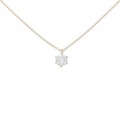 【リメイク】K18YG ダイヤモンドネックレス 0.263CT F SI2 VG