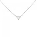【リメイク】PT ダイヤモンド ネックレス 0.312CT G SI2 ハートシェイプ