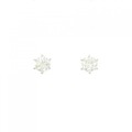 【新品】PT ダイヤモンド ピアス 0.425CT 0.412CT F SI2 Good